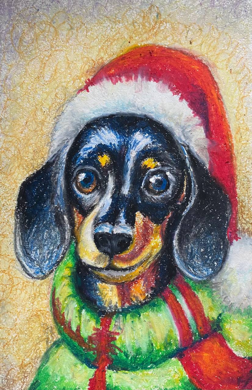 Festive Daschund